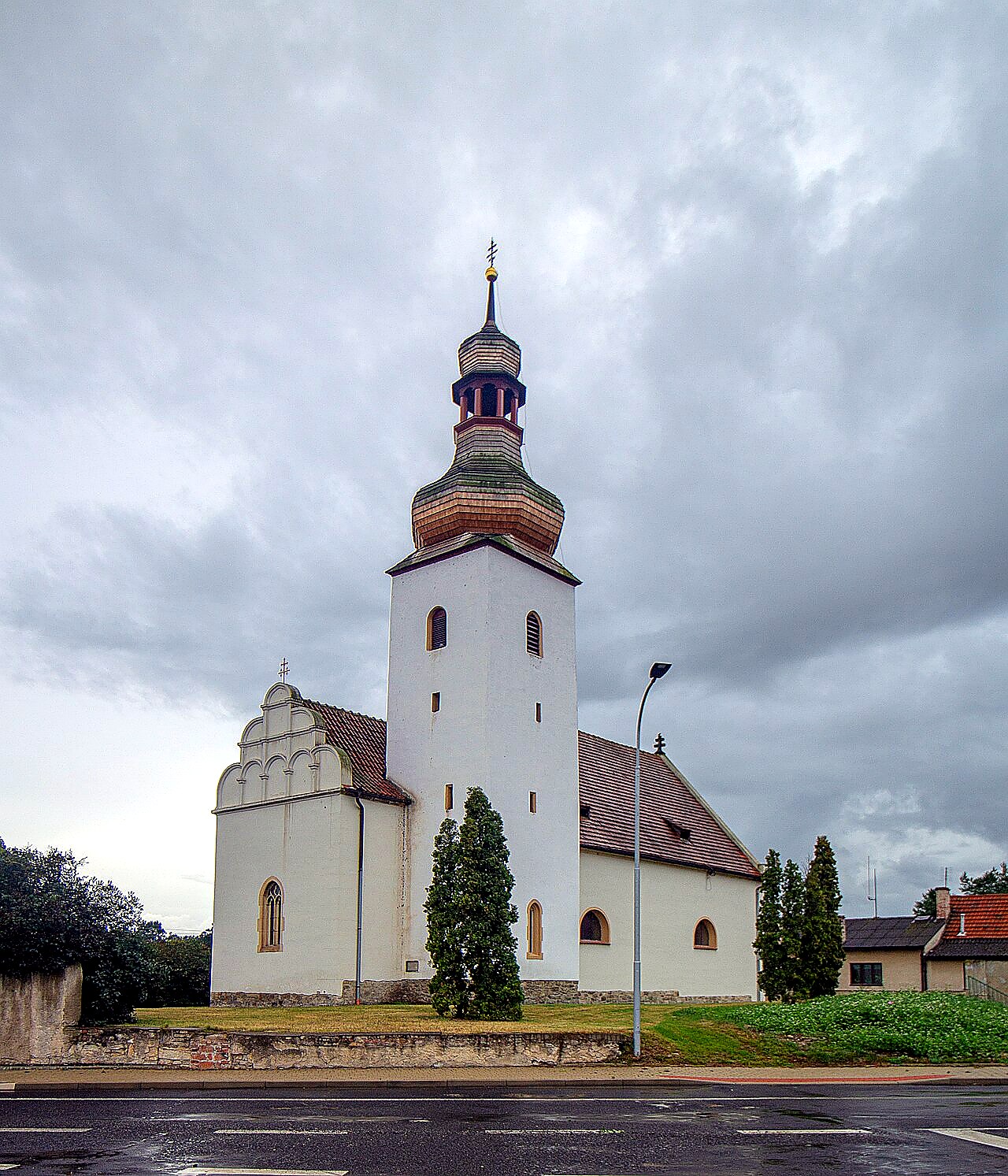 
<span>Kostel svatého Matouše v Dobroměřicích</span>

