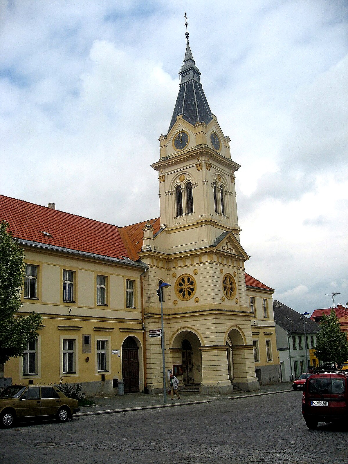 
<span>evangelický kostel v Humpolci</span>
