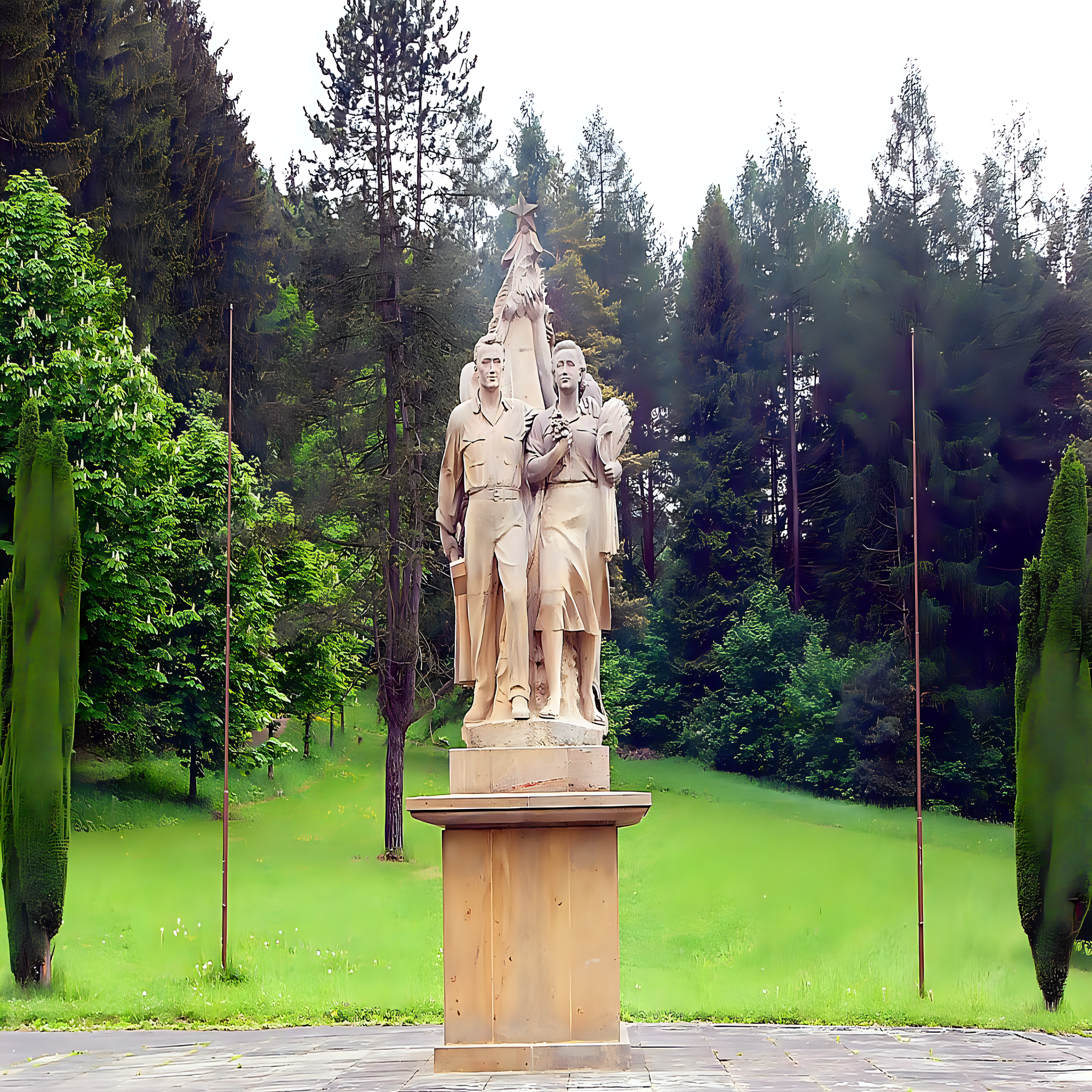 
<span>Památník obětí druhé světové války v Javoříčku</span>
