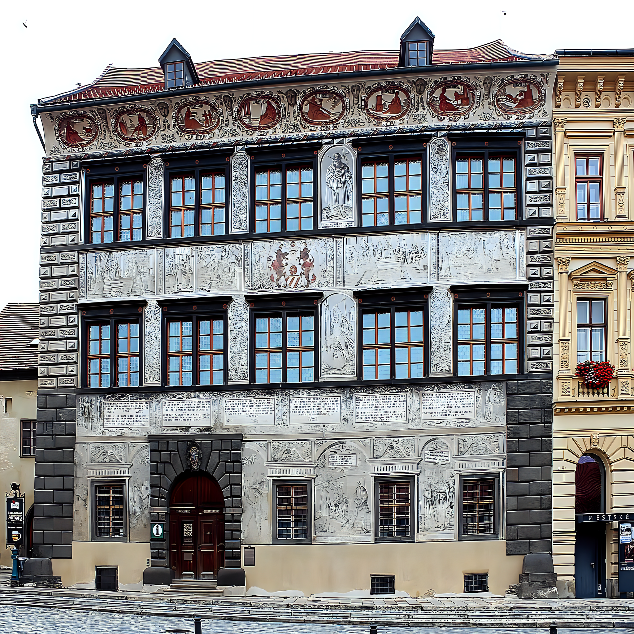 
<span>Stará radnice v Prachaticích</span>
