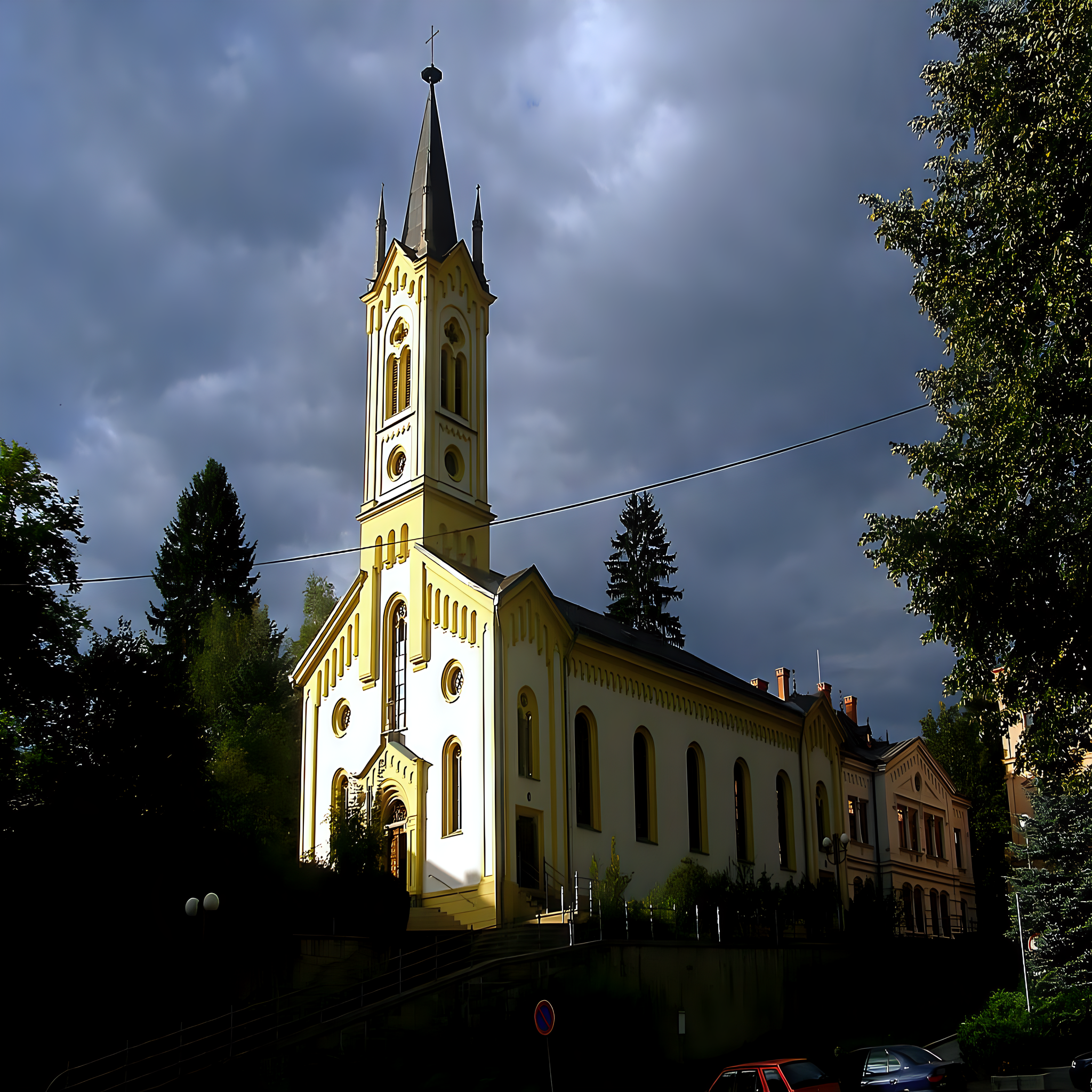 
<span>Evangelický kostel Dolního sboru</span>
