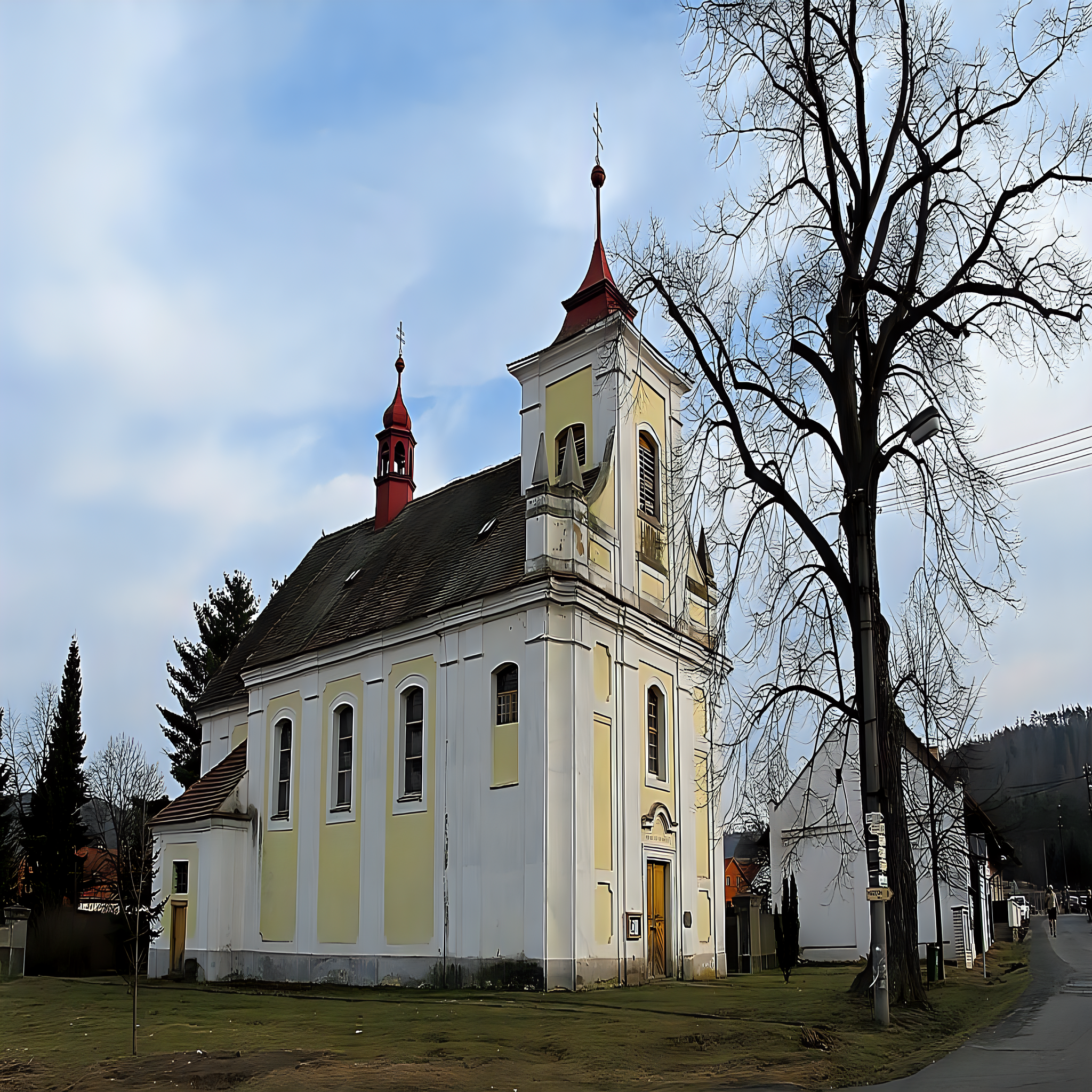 
<span>Kostel Archanděla Michaela (Skryje)</span>
