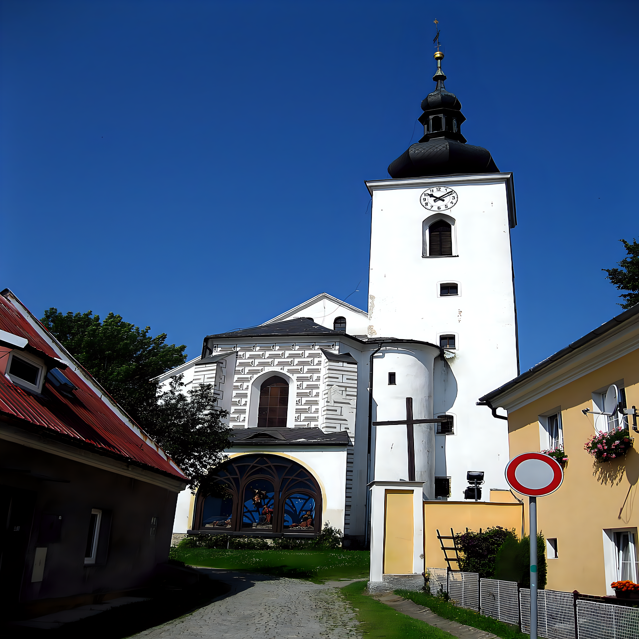 
<span>Kostel Nanebevzetí Panny Marie (Moravský Beroun)</span>
