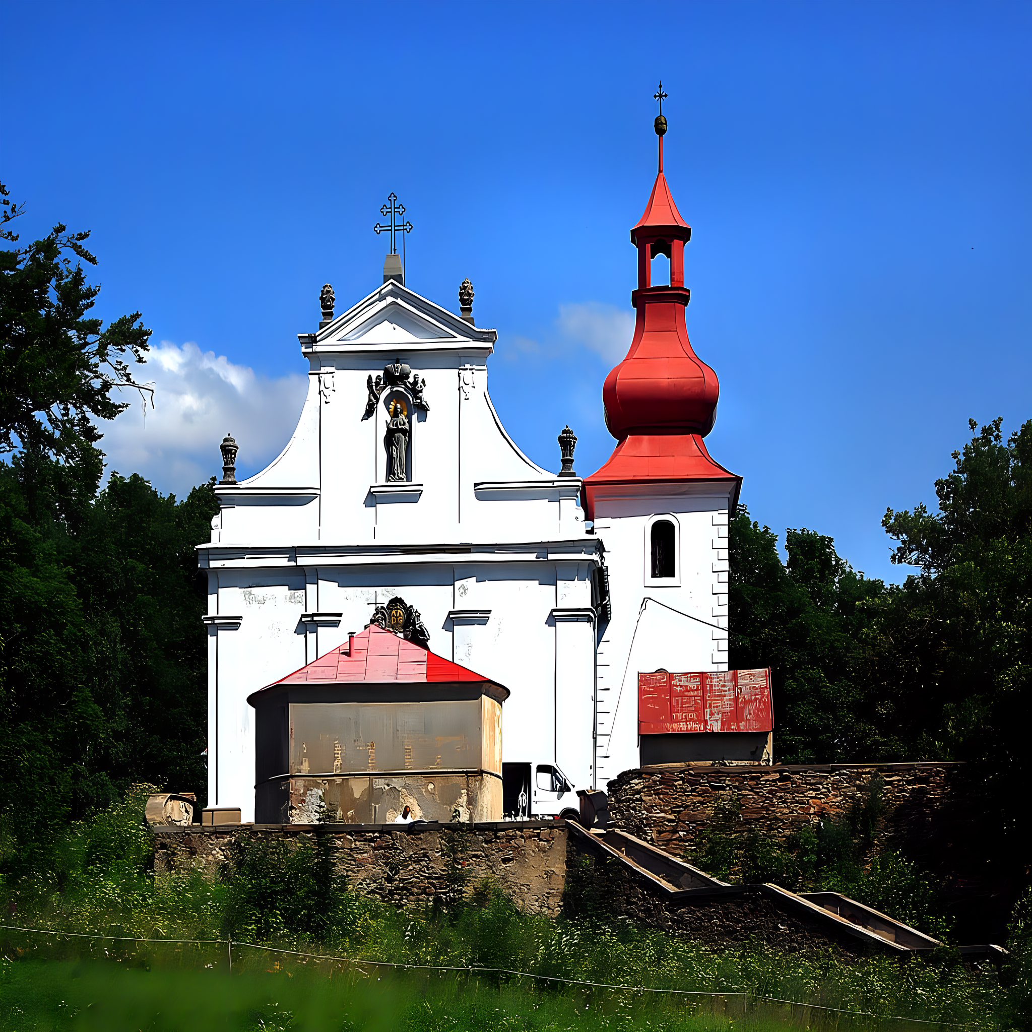 
<span>Kostel Navštívení Panny Marie (Blatno)</span>
