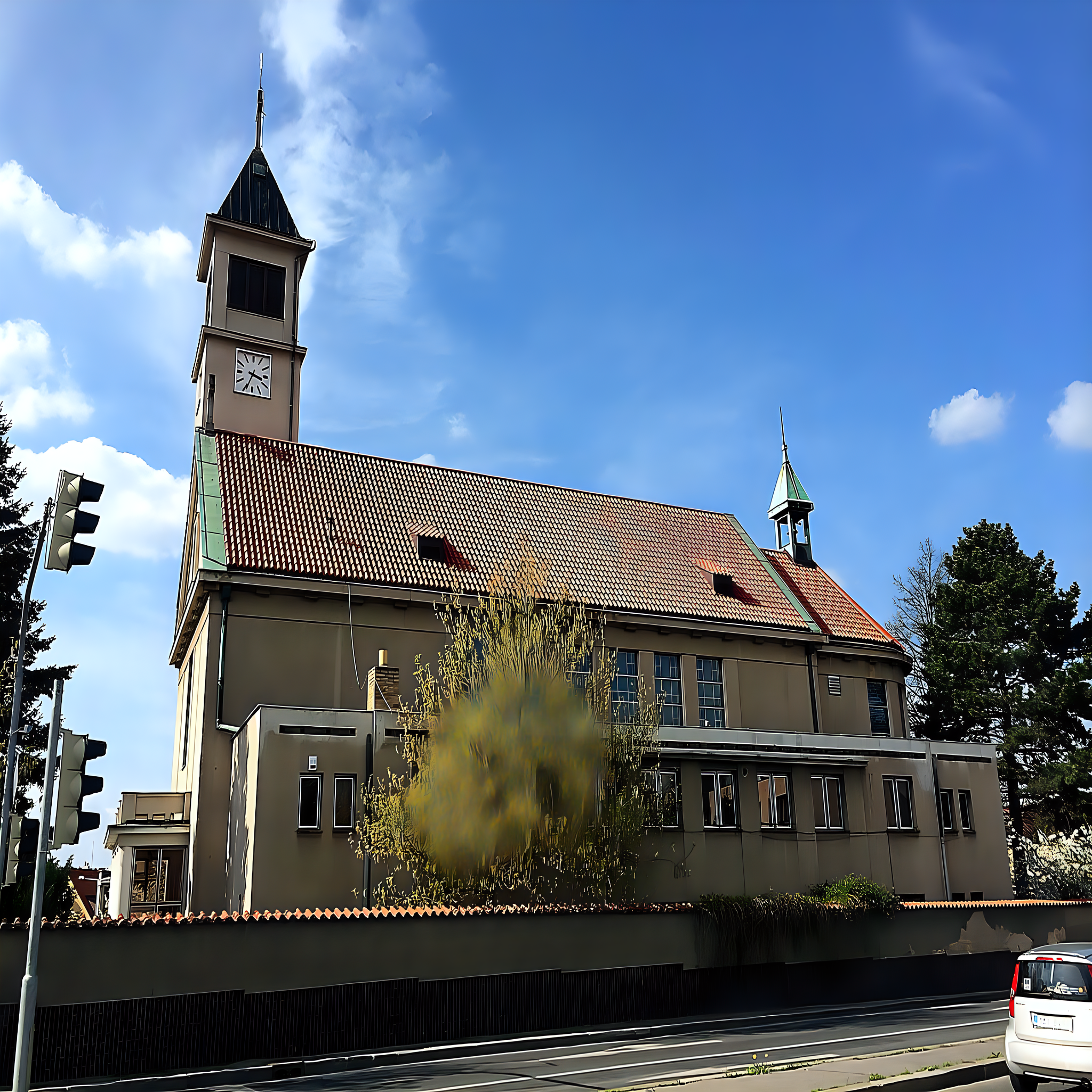 
<span>Kostel Panny Marie Královny míru</span>
