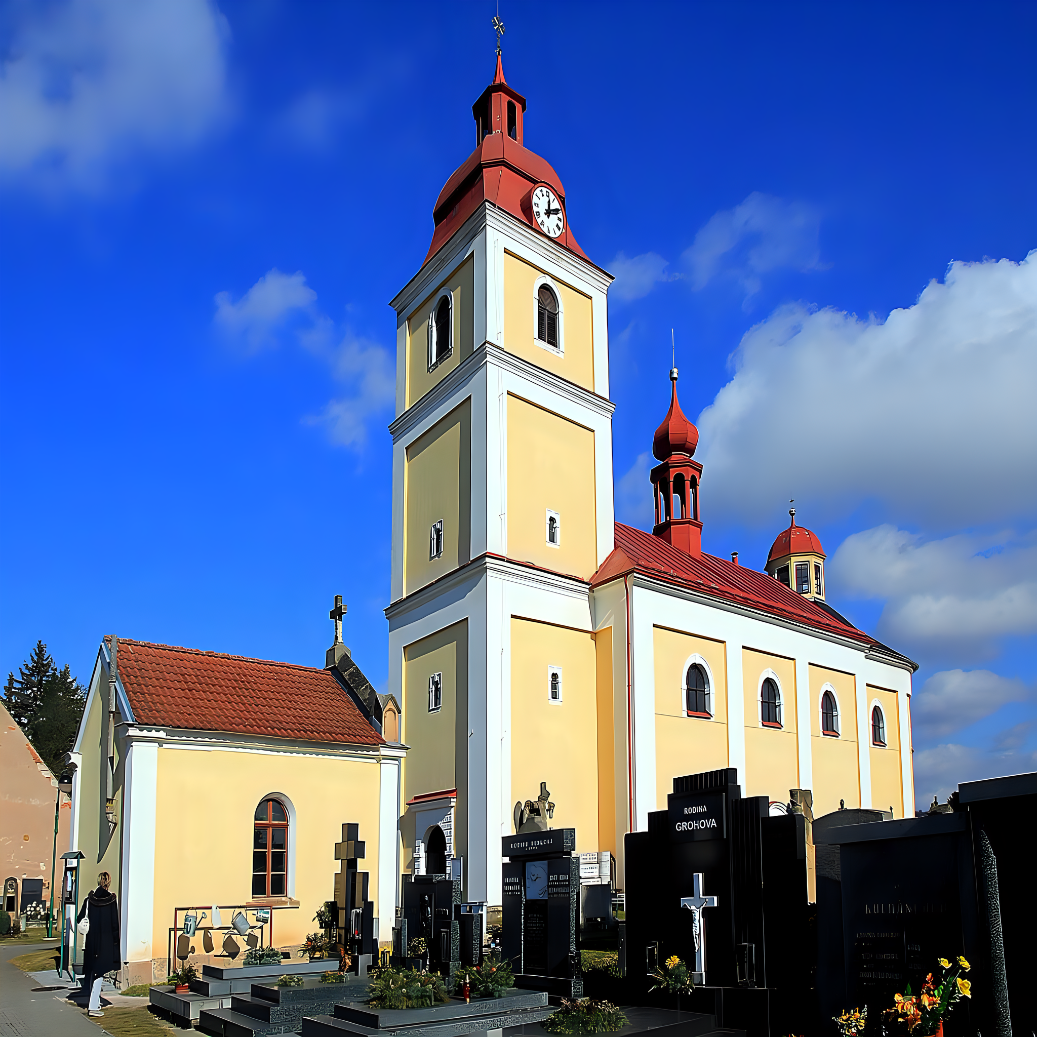 
<span>Kostel Všech svatých (Lázně Bělohrad)</span>
