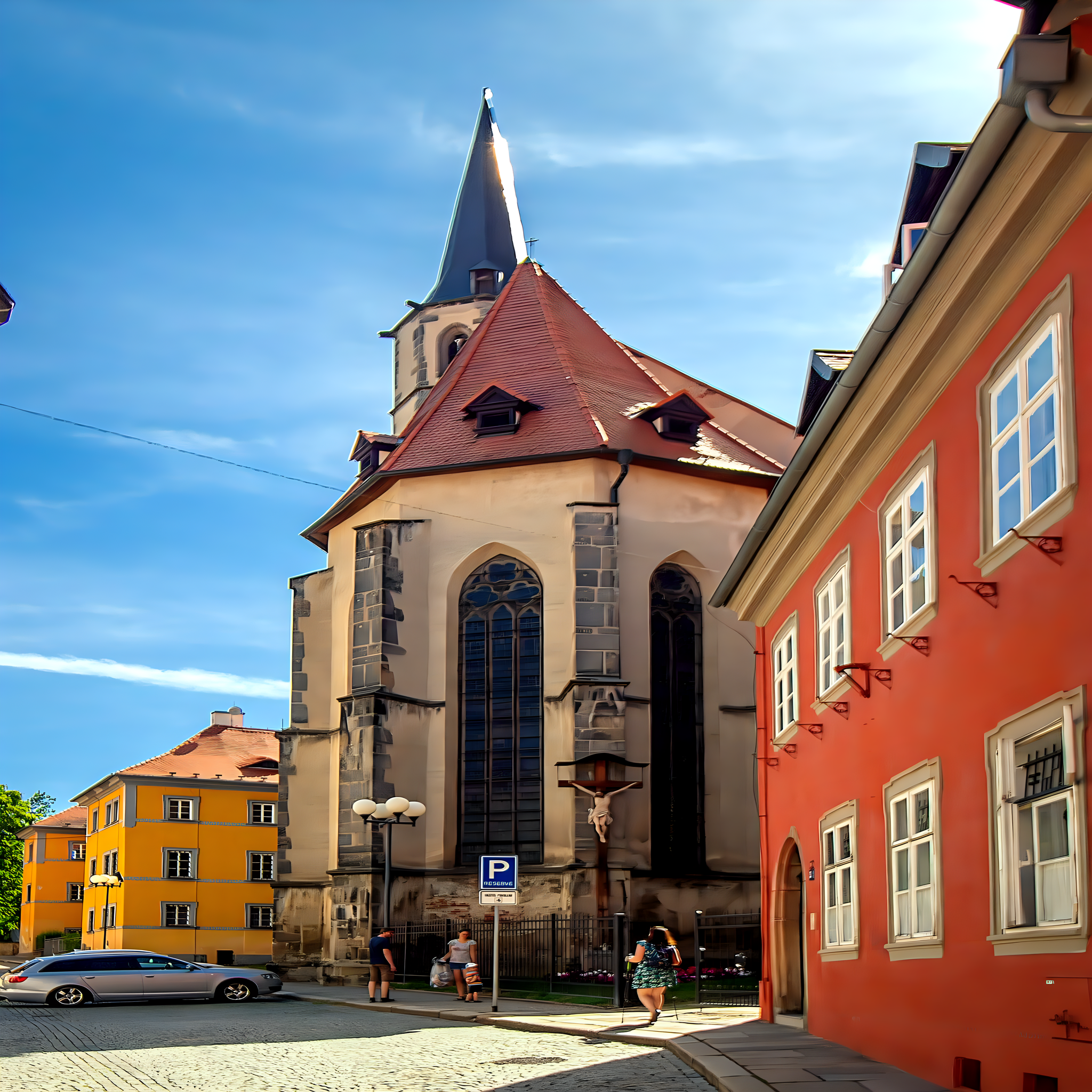 
<span>Kostel Zvěstování Panny Marie v Chebu</span>
