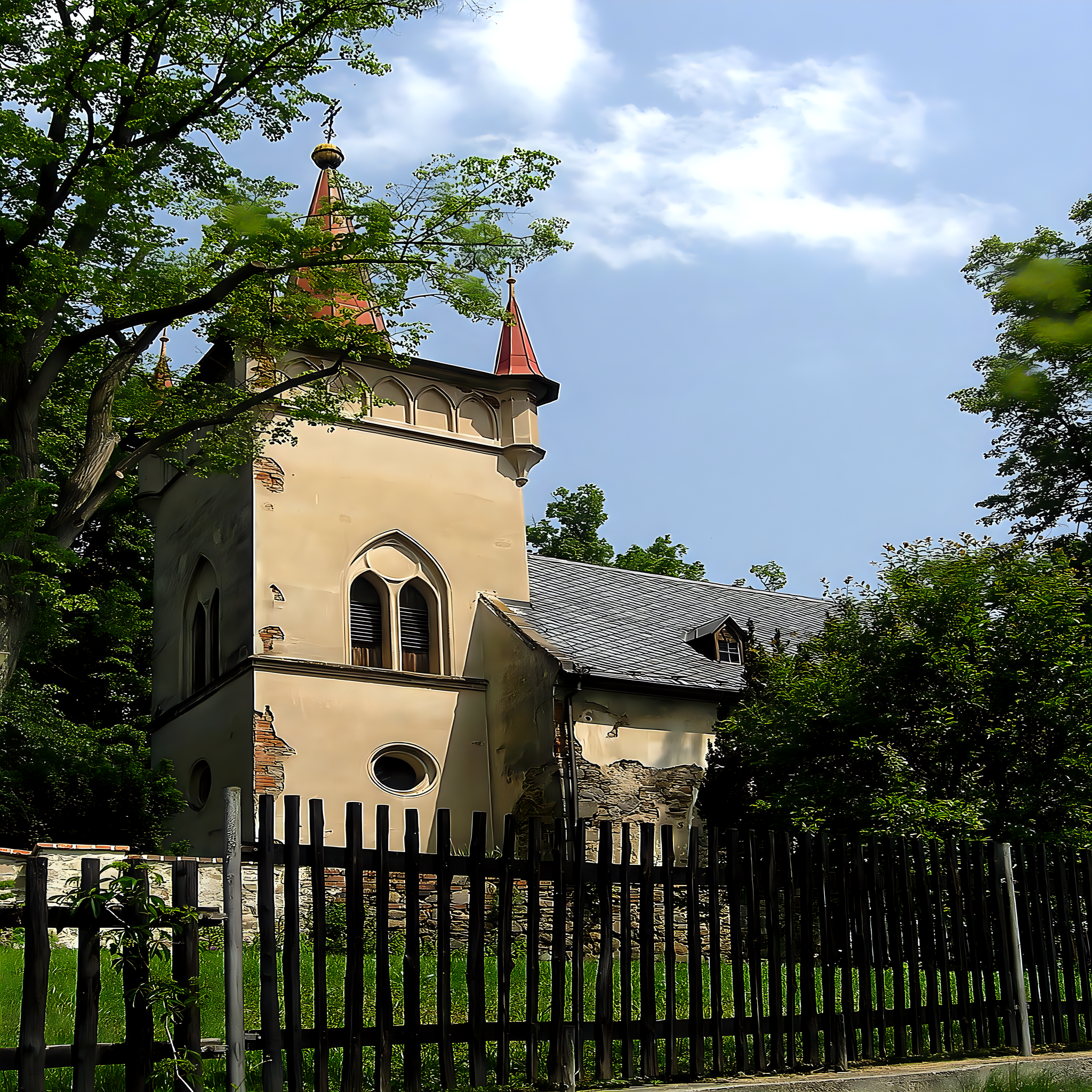 
<span>Kostel svaté Kateřiny (Chrást nad Sázavou)</span>
