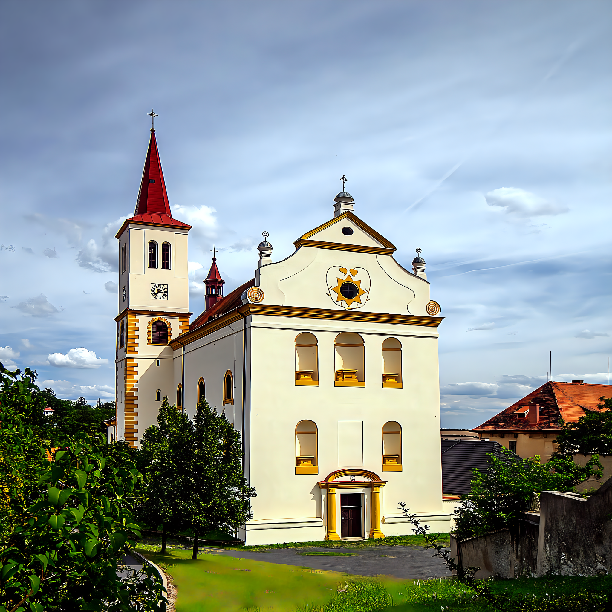 
<span>Kostel svatého Petra a Pavla v Žitenicích</span>
