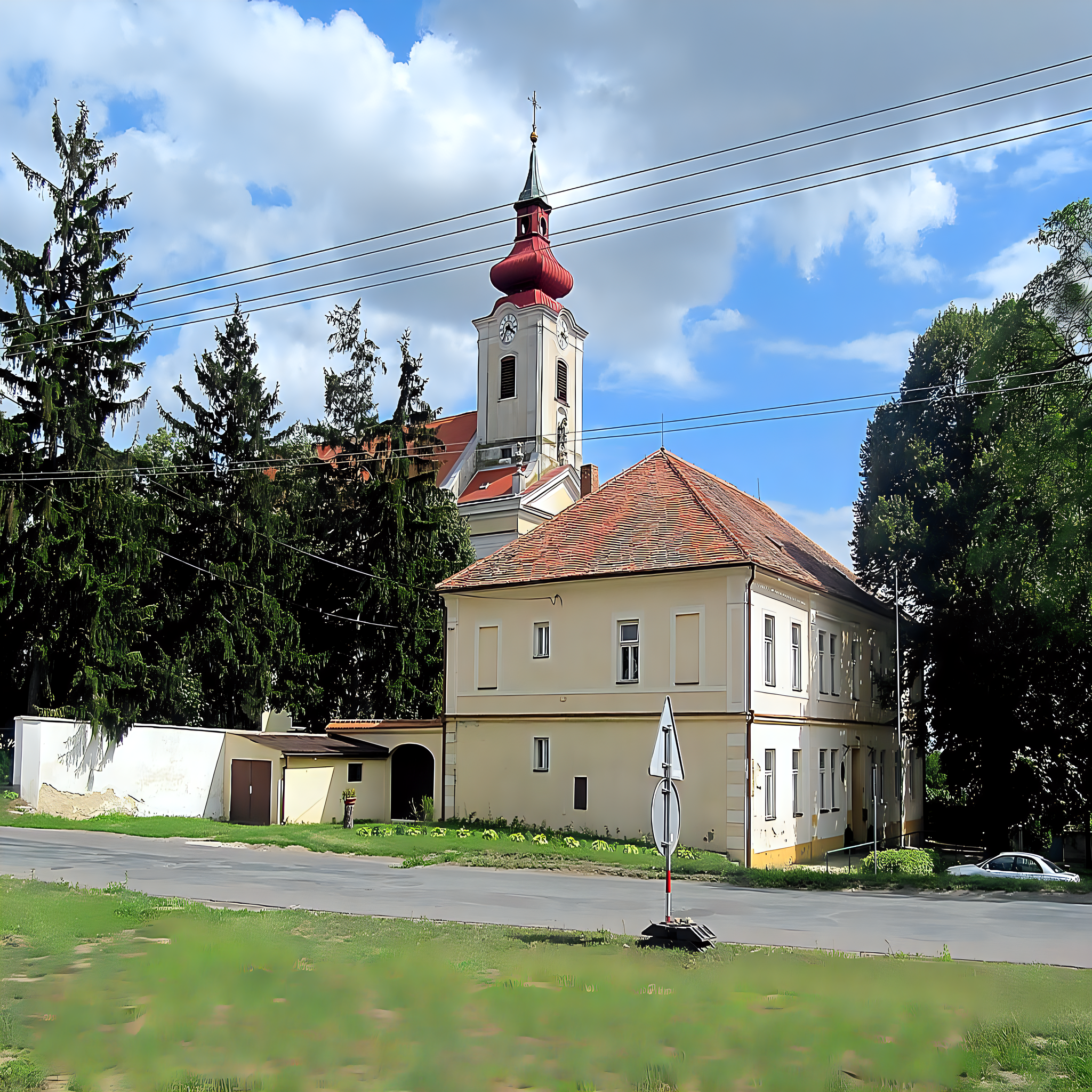 
<span>kostel svatého Michaela archanděla (Dyjákovice)</span>
