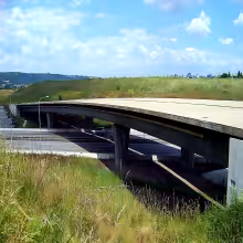 most přes Pražský okruh v Komořanech