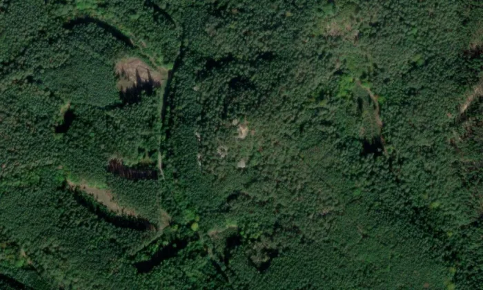Čap – letecký pohled