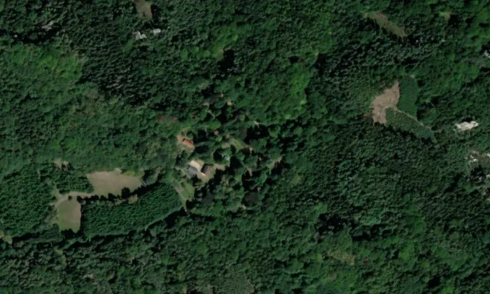 Arboretum Bukovina – letecký pohled