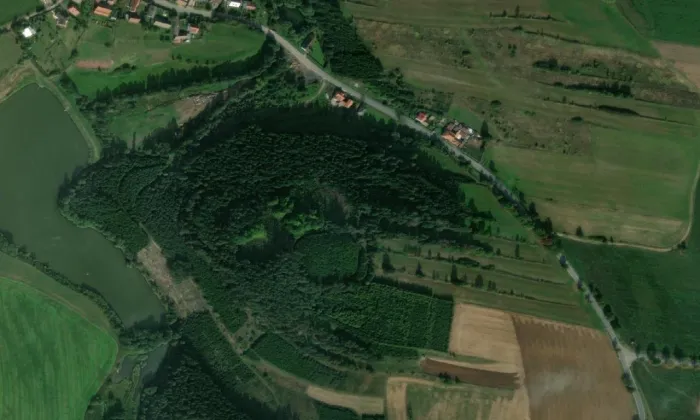 Bobrová – letecký pohled