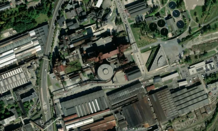 Bolt Tower – letecký pohled