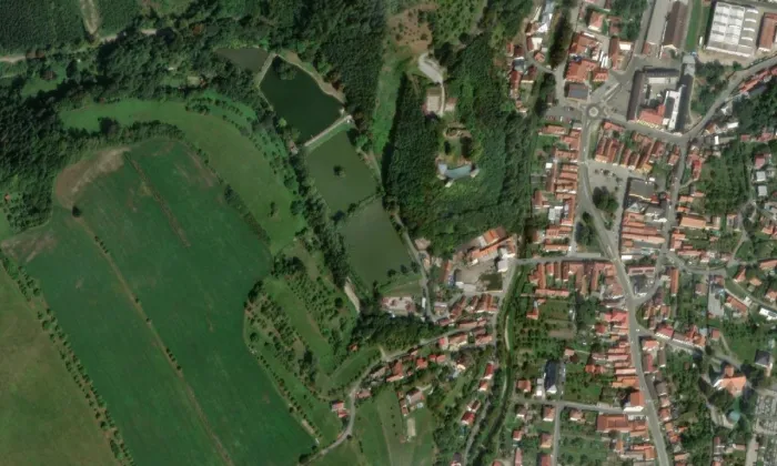 Brumov – letecký pohled
