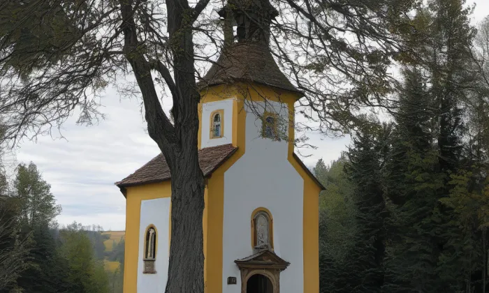 kaple Anděla Strážce (Čtveřín) – historical