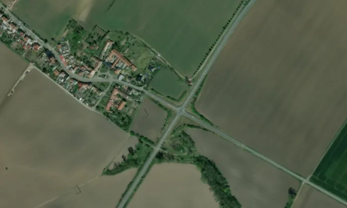 kaple svaté Otýlie – letecký pohled