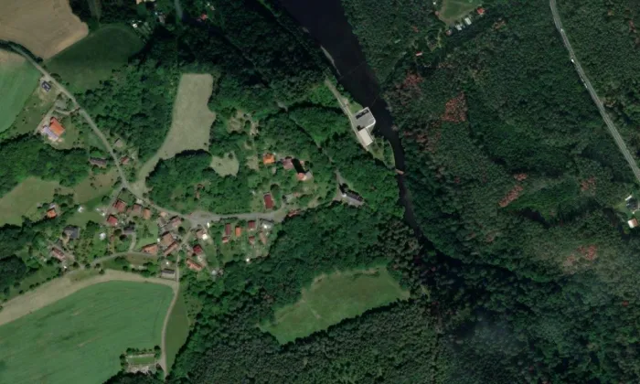 Kostel svatého Jakuba Staršího (Svídnice) – letecký pohled