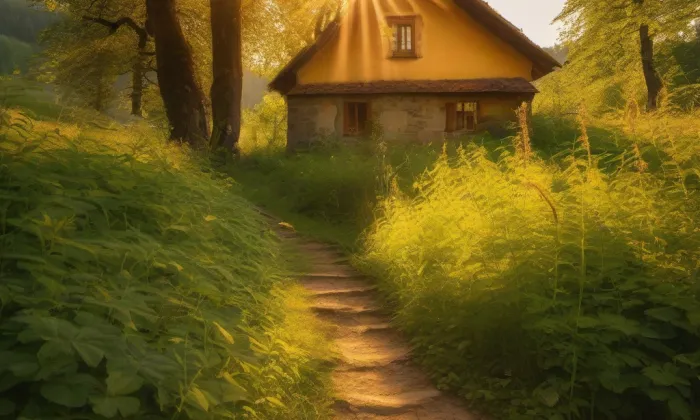Kostel svatého Michaela archanděla (Milostín) – summer