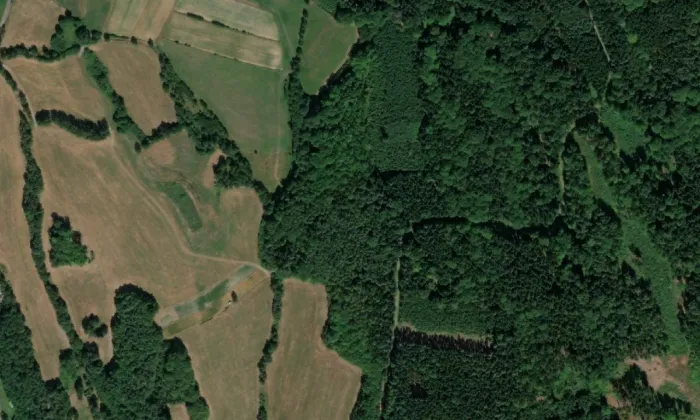 Melechov – letecký pohled