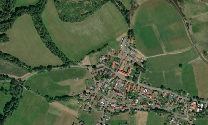 Mokrosuky – letecký pohled