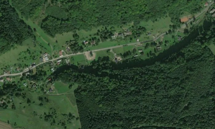 Rokytnice – letecký pohled