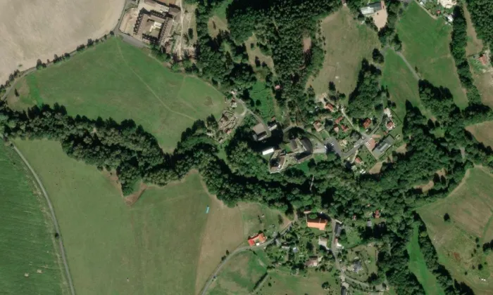 Seeberg – letecký pohled