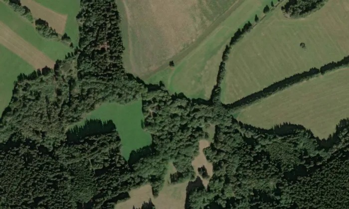 Skláře – letecký pohled