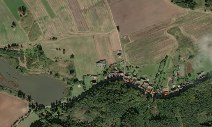 Slatina – letecký pohled