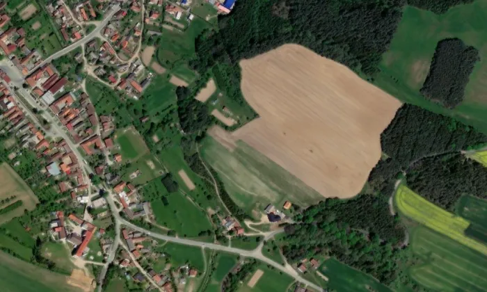 Tasov – letecký pohled