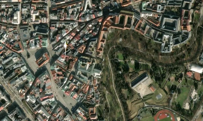 Vila Primavesi – letecký pohled