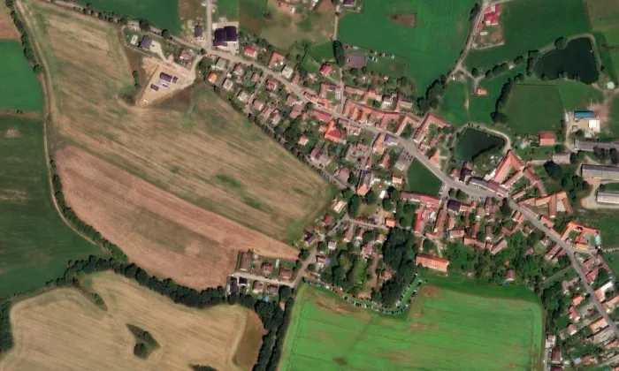 zámek Příčovy – letecký pohled