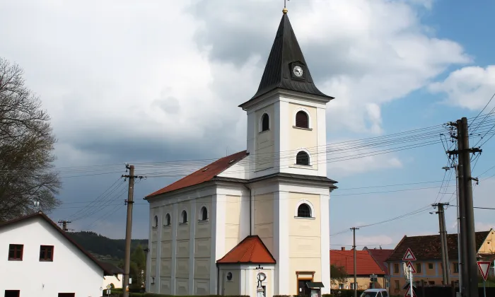 kostel svatého Jeronýma v Křetíně