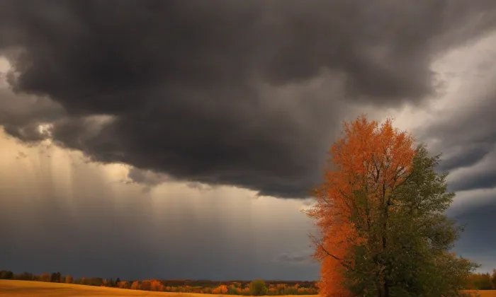Alegorická socha Průmyslu – autumn