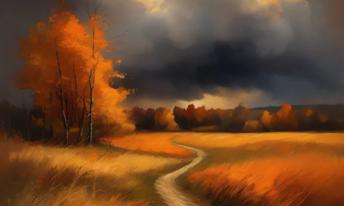 Americký park – autumn