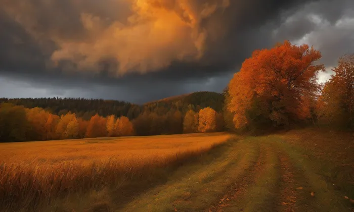 Apolinářská – autumn
