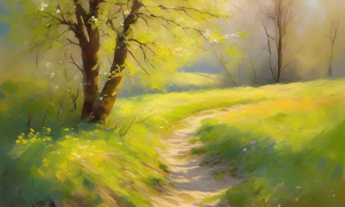 Bývalá tvrz v Malíkovicích – spring