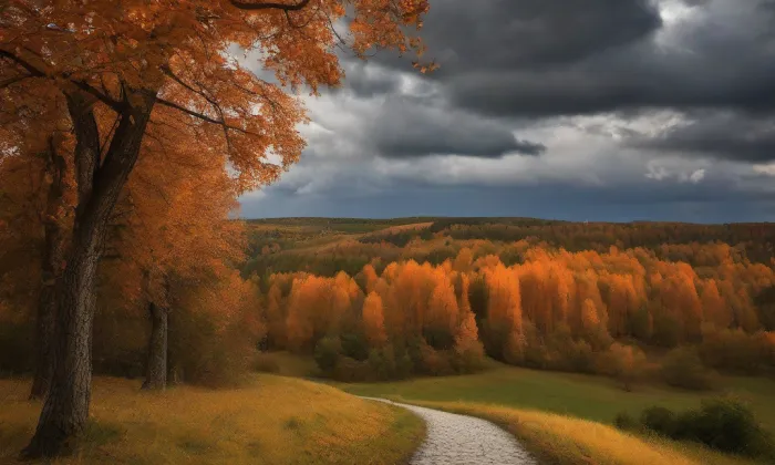 Baťův palác – autumn