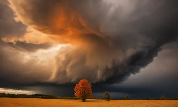 barokní hřbitov ve Střílkách – autumn
