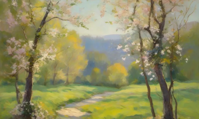 Bauerova vila – spring