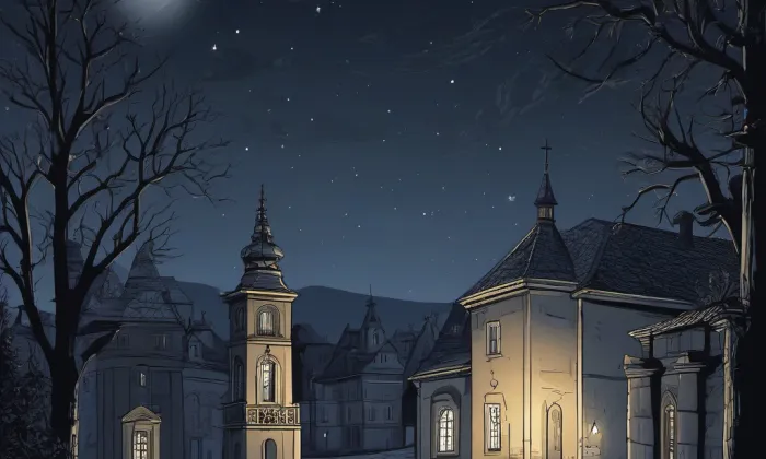 Bečov nad Teplou – noc