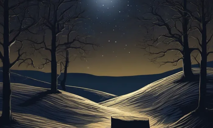 Benešova vila – noc