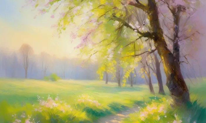 Benešova vila – spring