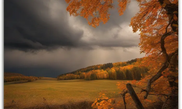 Bernartice – autumn