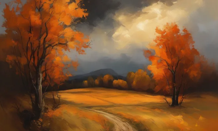 Bezručovy sady (Praha) – autumn