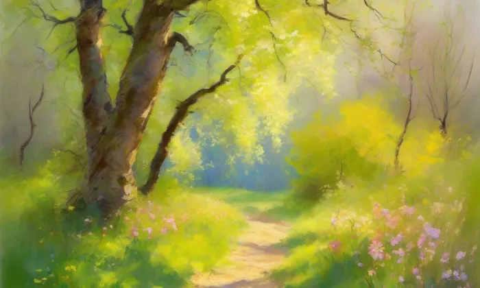 Borotín – spring