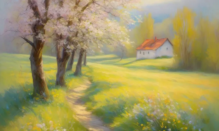 Císařský palác na Karlštejně – spring