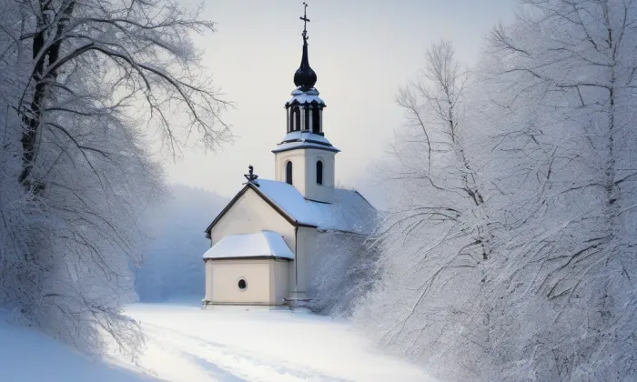 Chrám svaté Barbory – winter