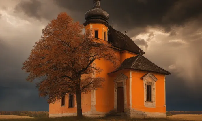 Chrám svatého Petra a Pavla – autumn